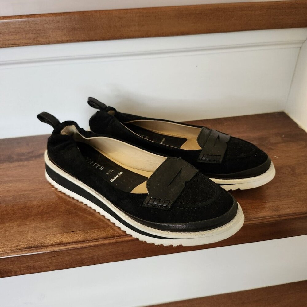 Ron White women's black slip on sneakers in size 37.5